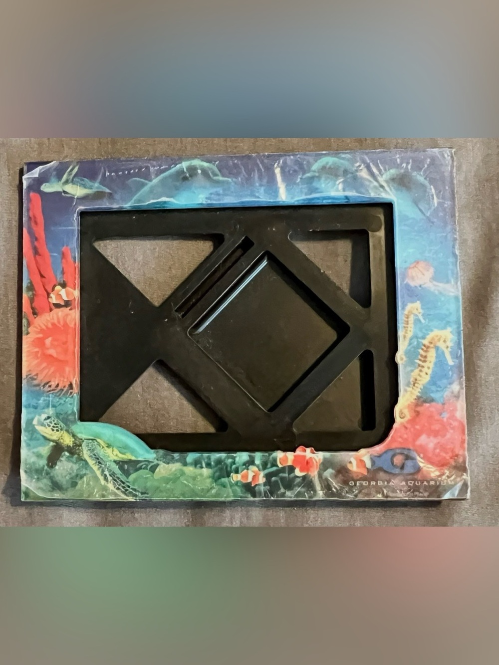 🍄 Georgia Aquarium Photo Tabletop Frame 2.5 x 3.5 Picture Keepsake Accent Decor